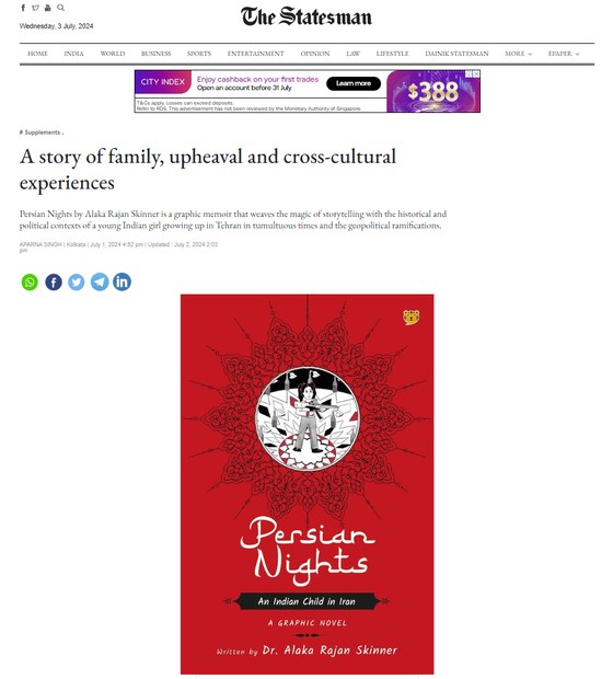 The Statesman review of Persian Nights